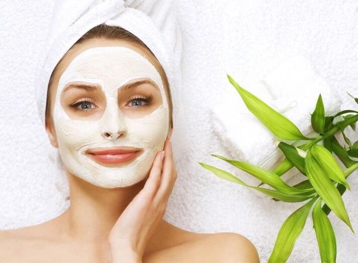 Máscara facial para rejuvenescimento da pele