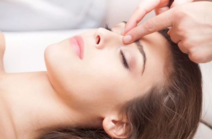 Massagem facial
