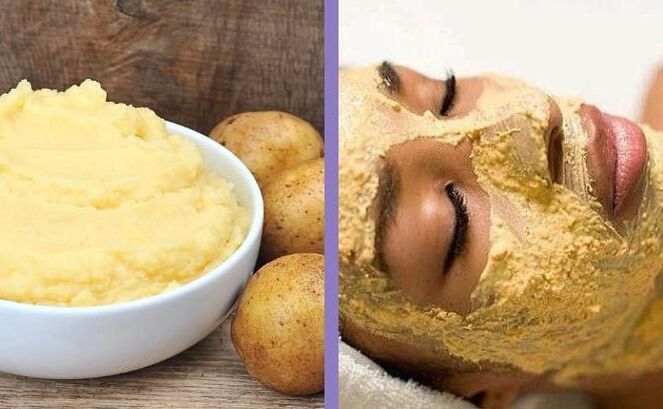 Máscara de batata