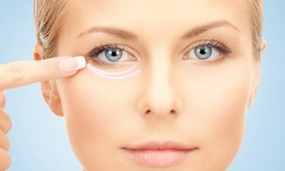 Procedimento para rejuvenescer a pele ao redor dos olhos